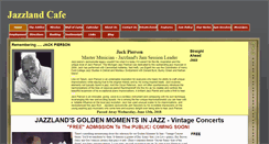 Desktop Screenshot of jazzlandcafe.com